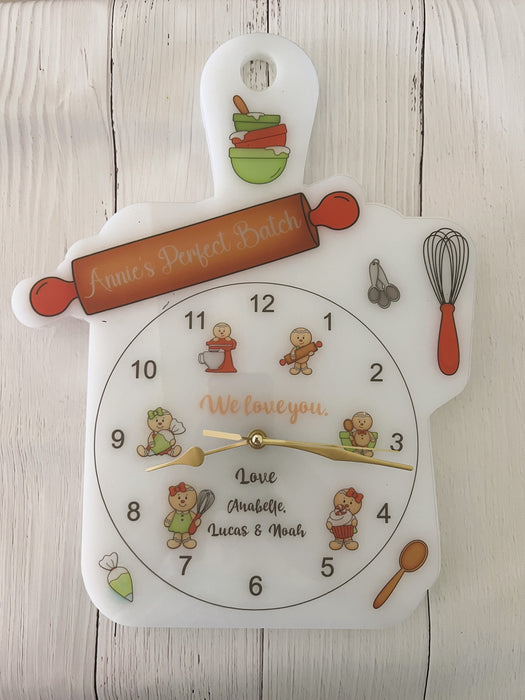 Perfect Batch Perspex Clock