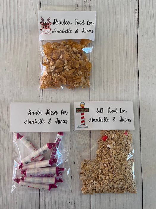 Reindeer and Elf Food Snacks