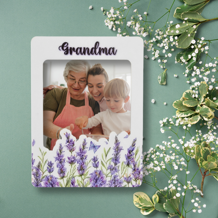 Lavender Base Fridge Magnet