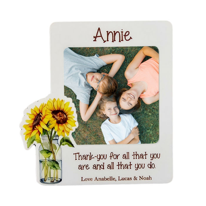 Sunflower Jar Fridge Magnet