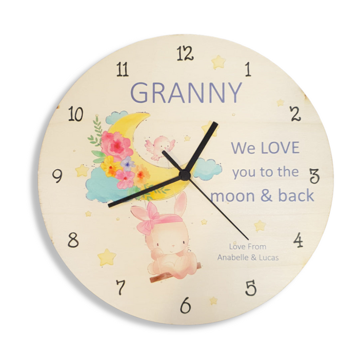 Bunny Moon Clock