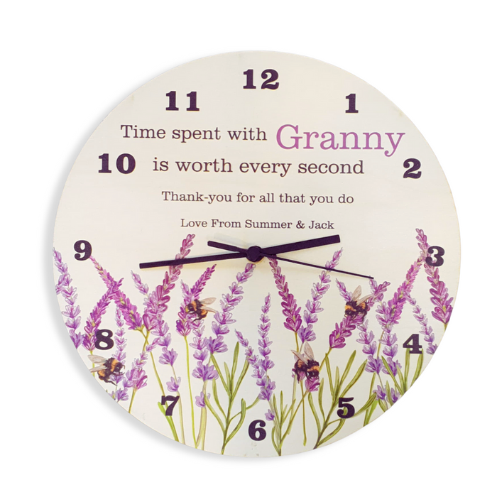 Lavender Clock