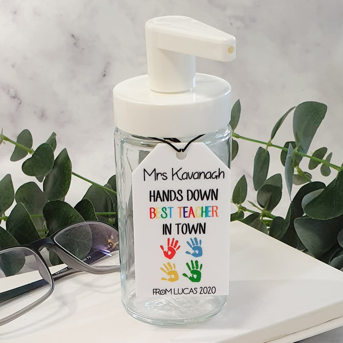 Sanitiser Bottle and Tag