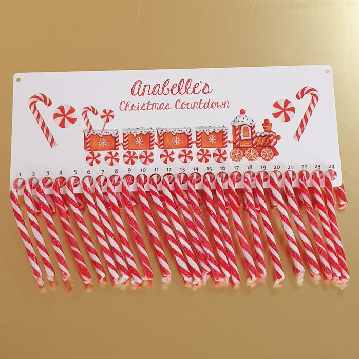 Candy Cane Christmas Countdown