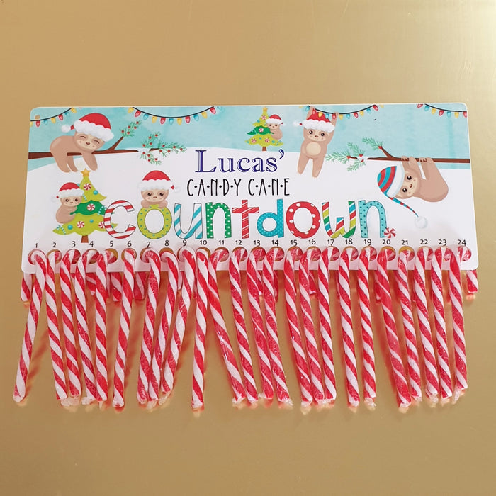 Candy Cane Christmas Countdown