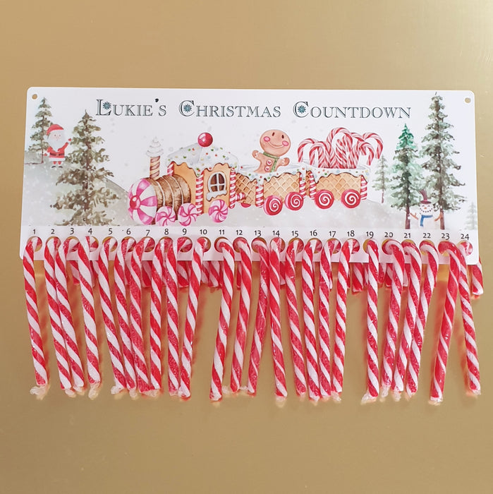 Candy Cane Christmas Countdown