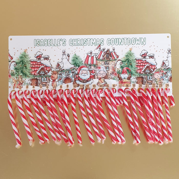Candy Cane Christmas Countdown