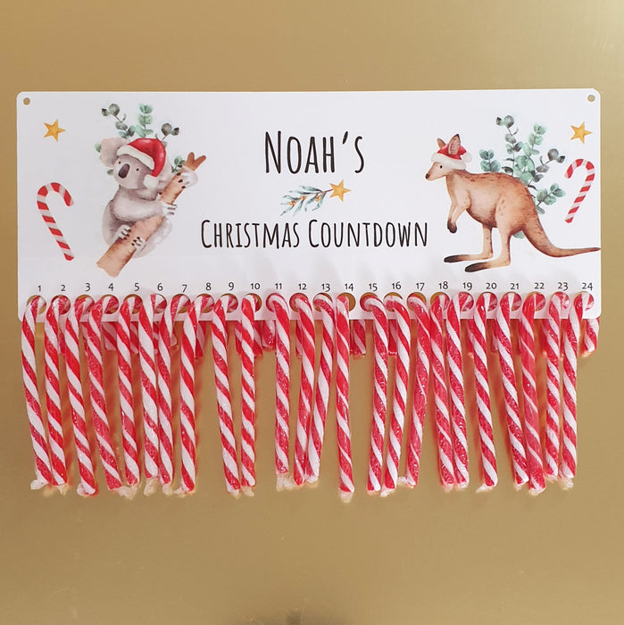 Candy Cane Christmas Countdown