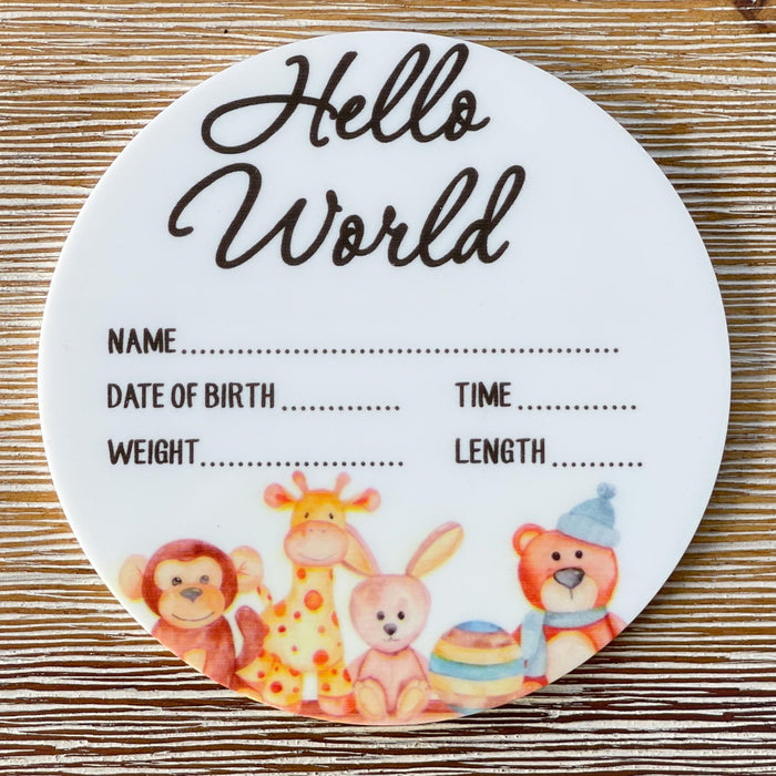 Hello World Sign
