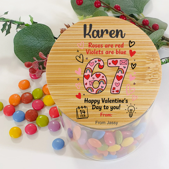 Valentines 6 - 7 Jars