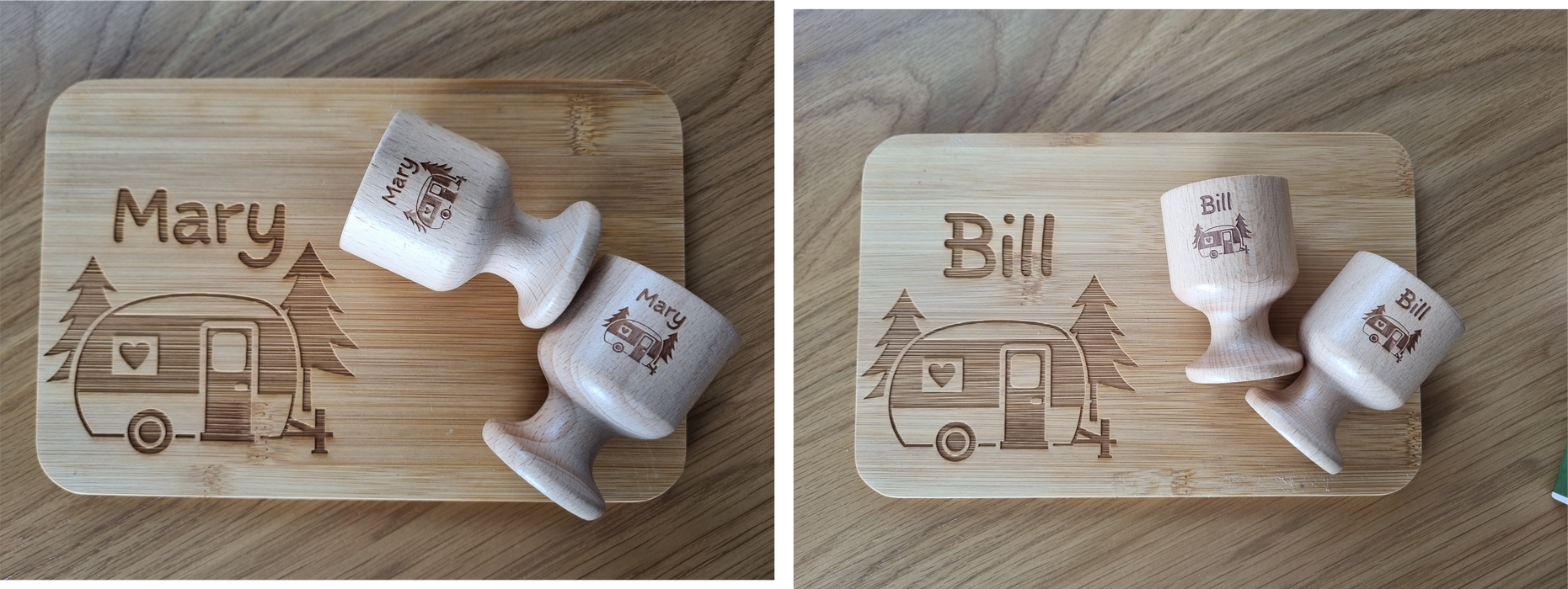 Camping Mugs and boards