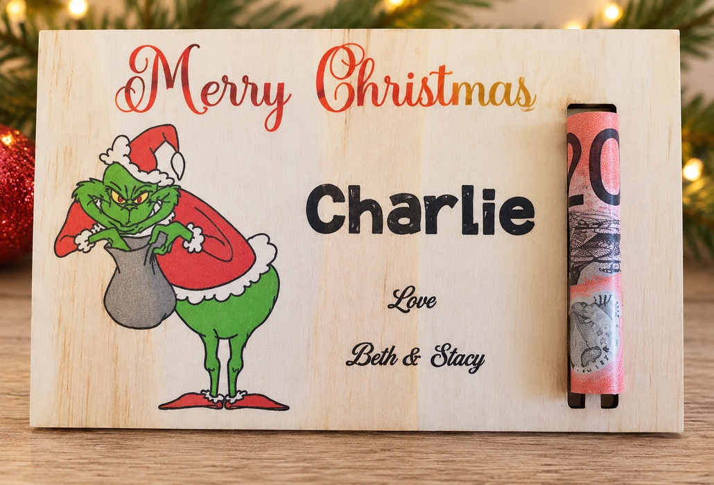 Personalised Christmas Money & Gift Card Holders | Sweetpea Creations