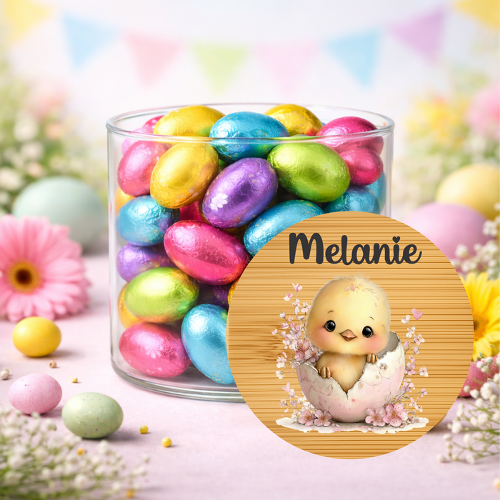 Easter Jars Cute Yellow Chicks & Bunny