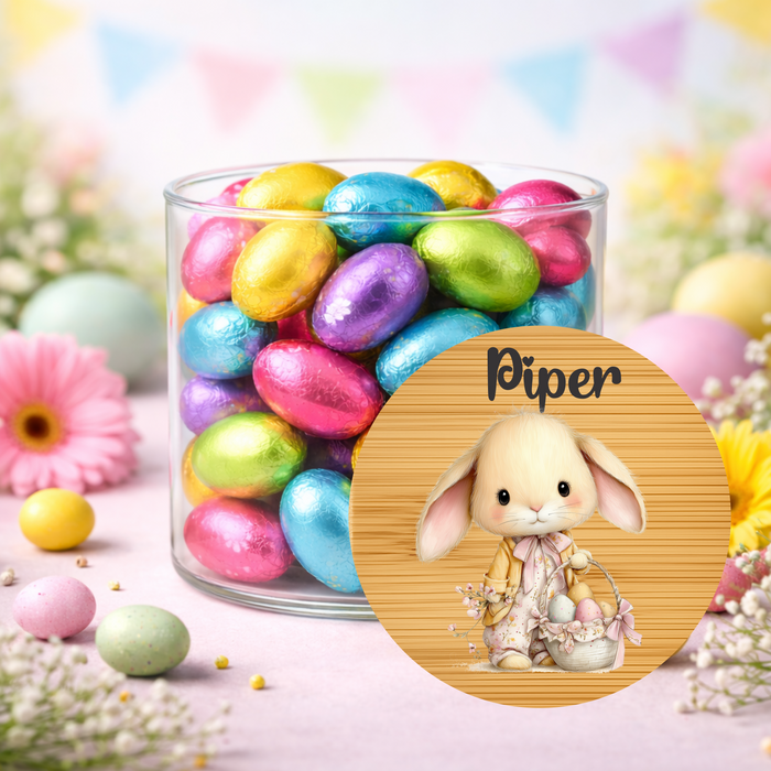 Easter Jars Cute Yellow Chicks & Bunny