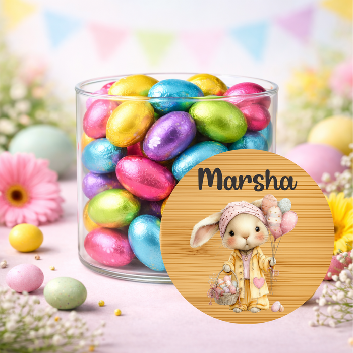 Easter Jars Cute Yellow Chicks & Bunny