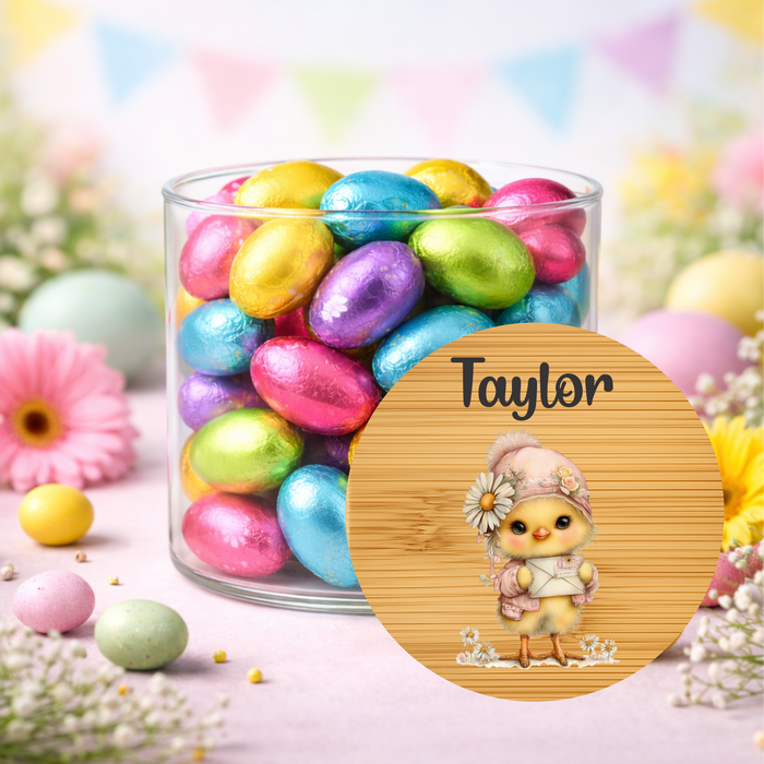 Easter Jars Cute Yellow Chicks & Bunny