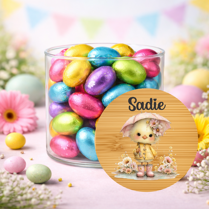 Easter Jars Cute Yellow Chicks & Bunny