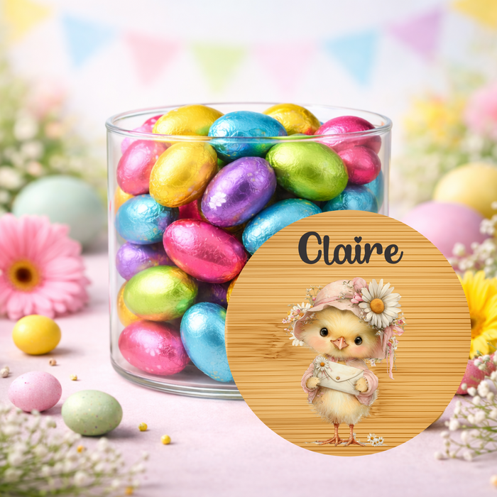 Easter Jars Cute Yellow Chicks & Bunny