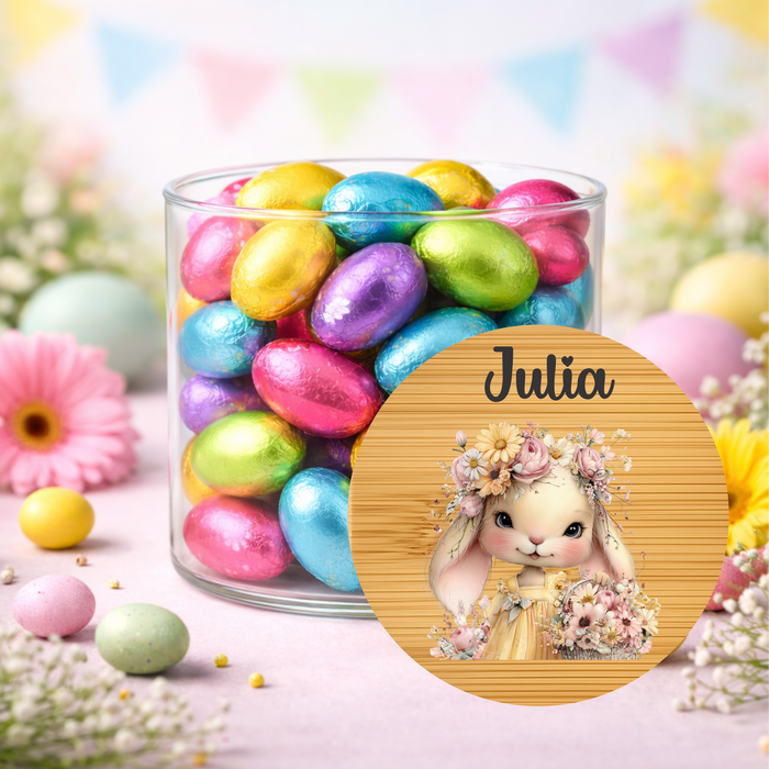 Easter Jars Cute Yellow Chicks & Bunny