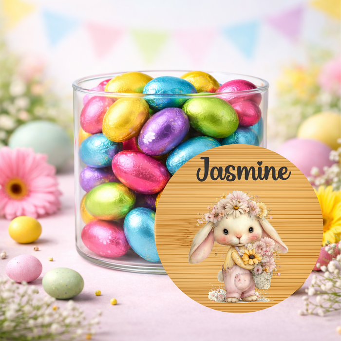 Easter Jars Cute Yellow Chicks & Bunny