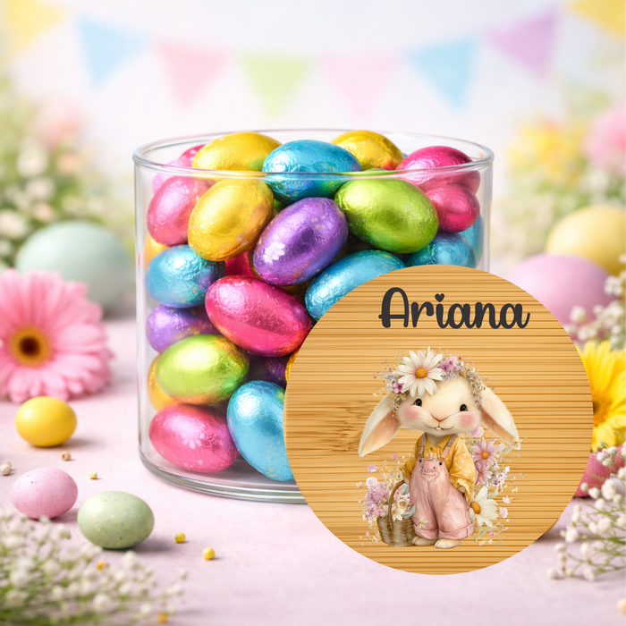 Easter Jars Cute Yellow Chicks & Bunny