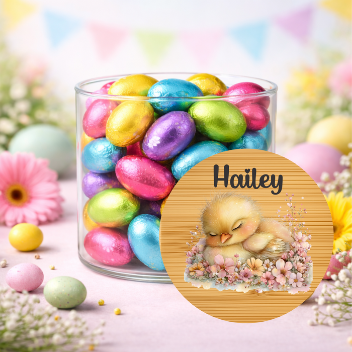 Easter Jars Cute Yellow Chicks & Bunny