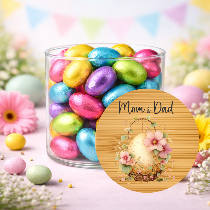 Easter Jars Cute Yellow Chicks & Bunny