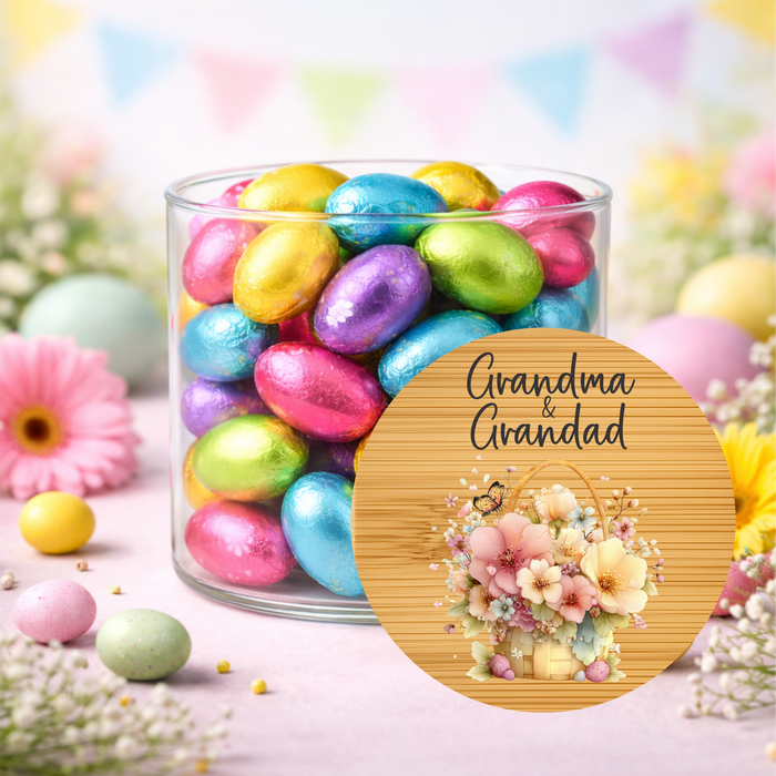 Easter Jars Cute Yellow Chicks & Bunny