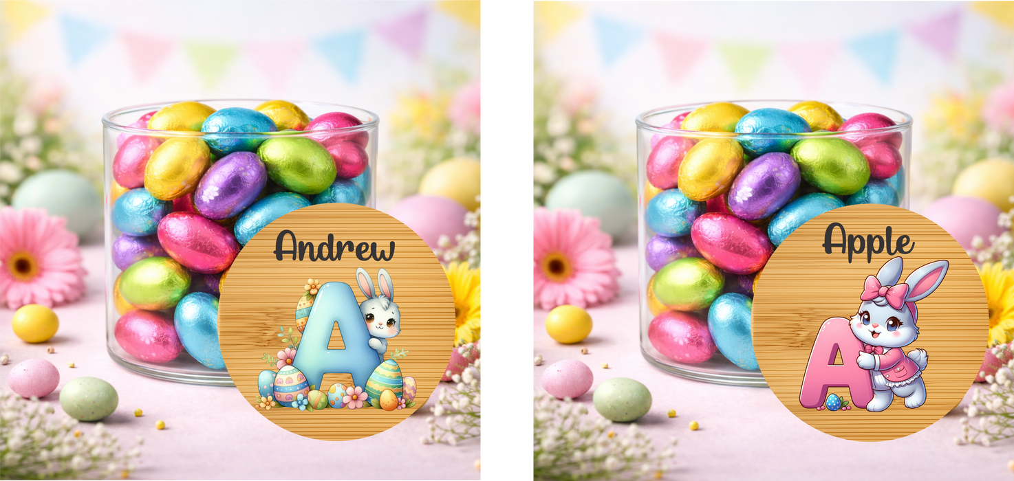 Easter Jars Pink or Blue