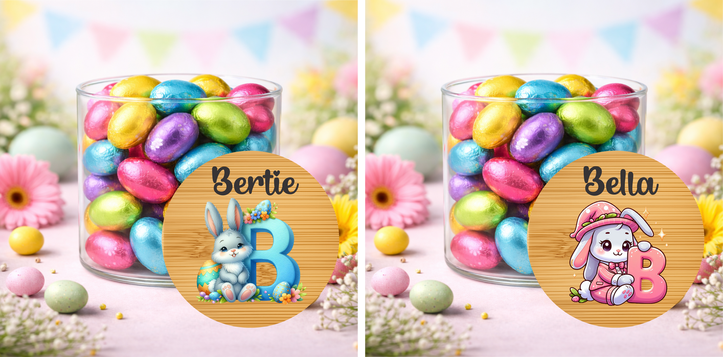 Easter Jars Pink or Blue