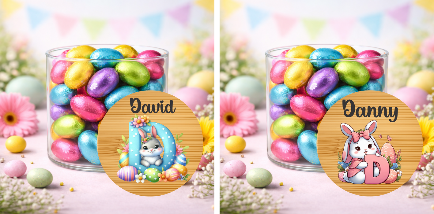 Easter Jars Pink or Blue