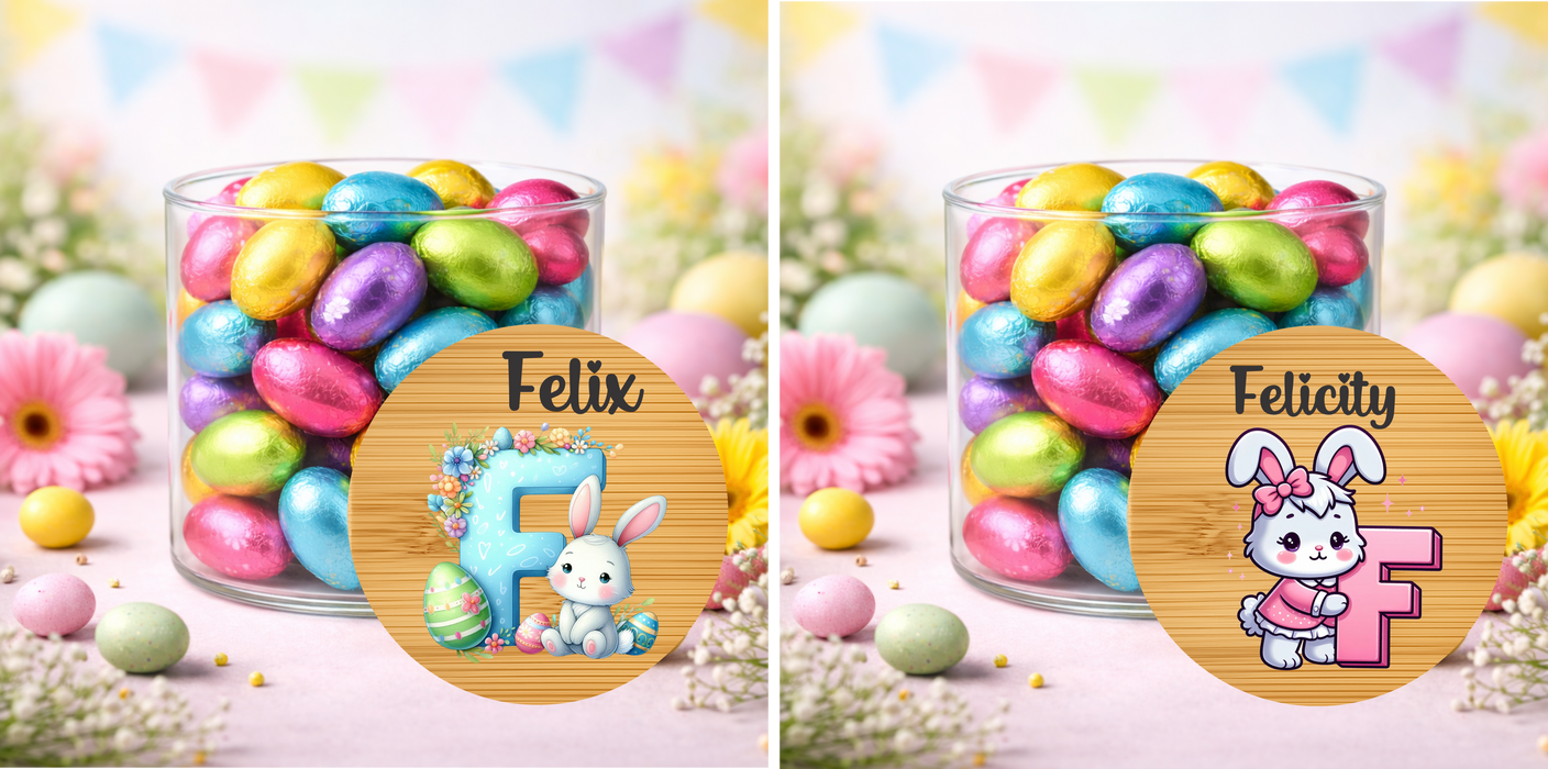 Easter Jars Pink or Blue