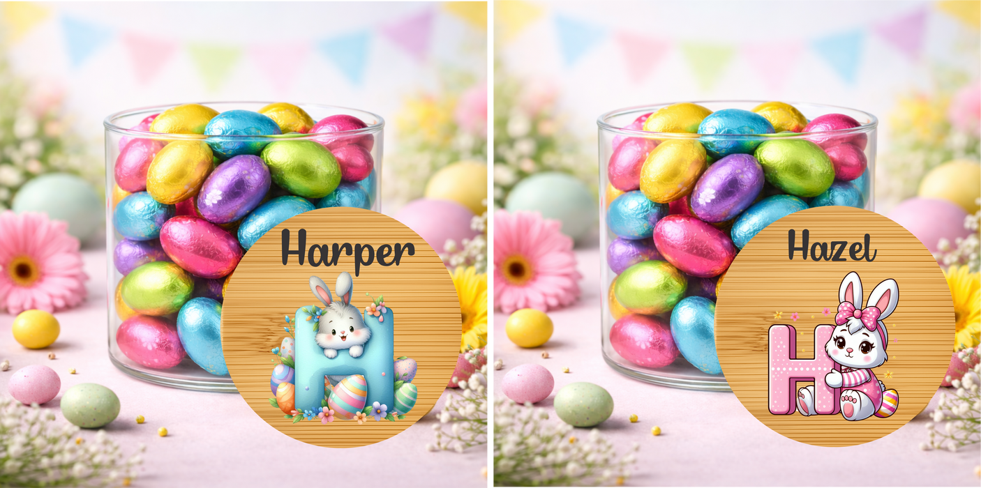 Easter Jars Pink or Blue