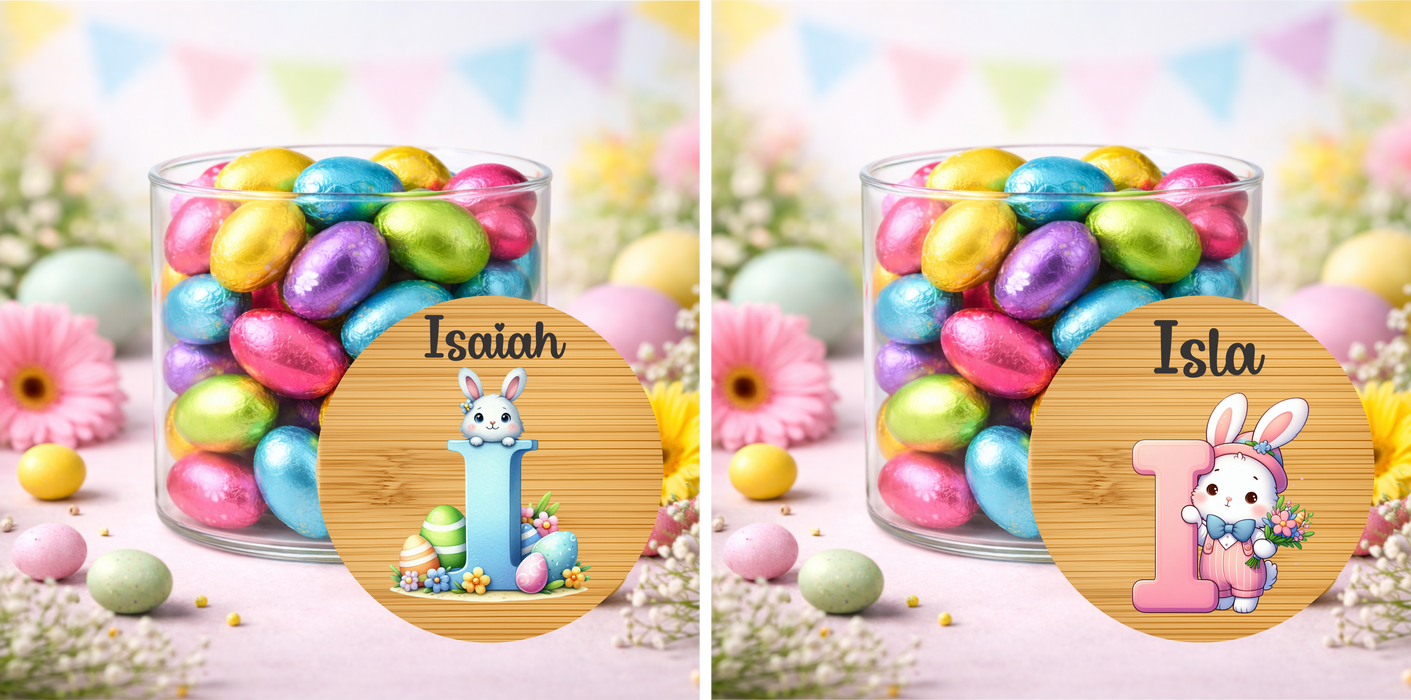 Easter Jars Pink or Blue