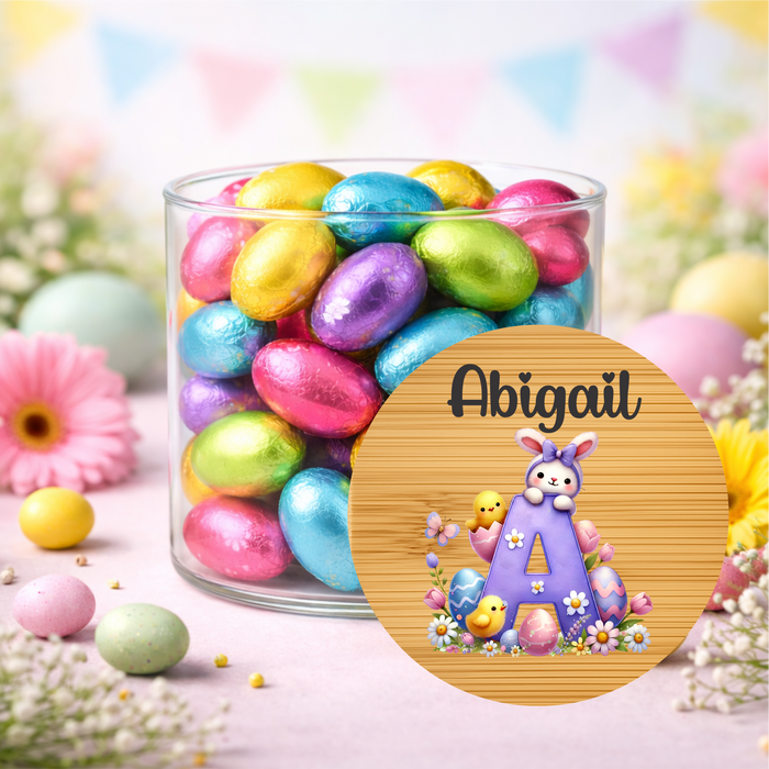 Easter Jars Garden Filled Bunny