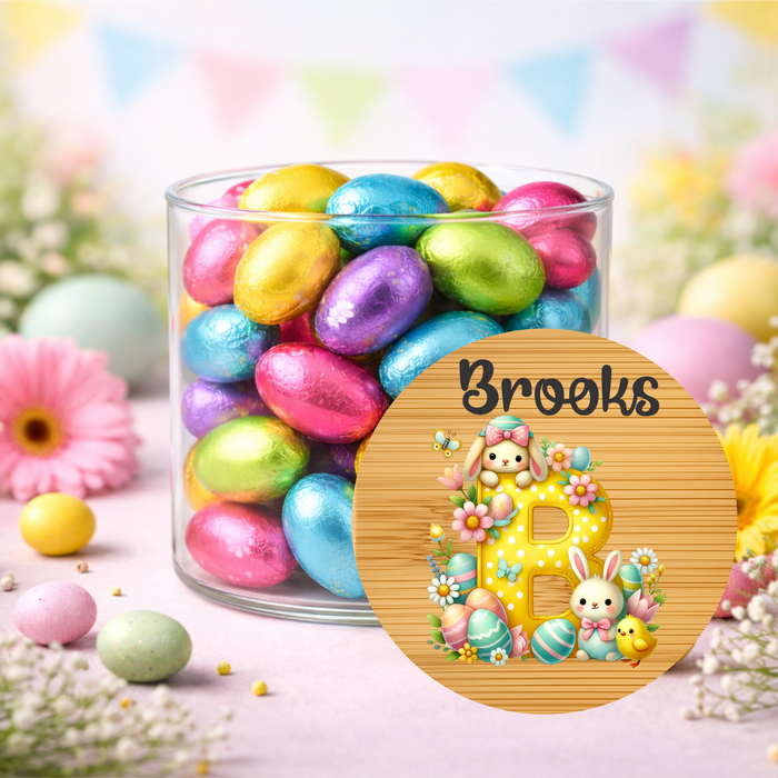 Easter Jars Garden Filled Bunny