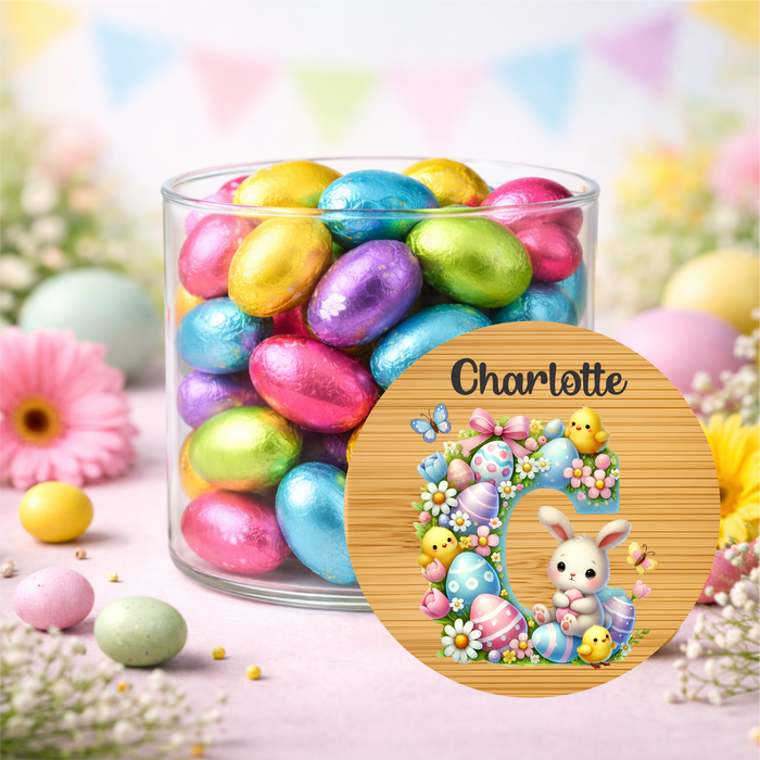 Easter Jars Garden Filled Bunny