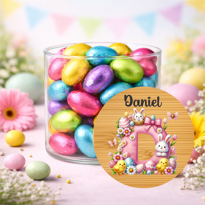 Easter Jars Garden Filled Bunny