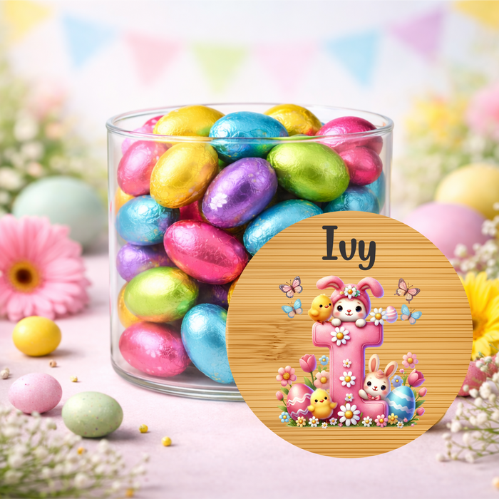 Easter Jars Garden Filled Bunny