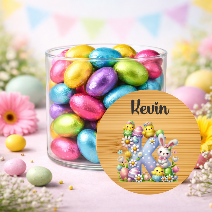 Easter Jars Garden Filled Bunny