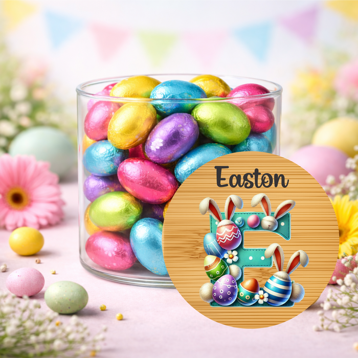 Easter Jars Playing in the Garden