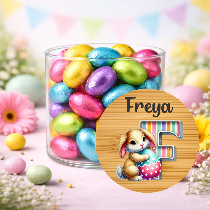 Easter Jars Playing in the Garden