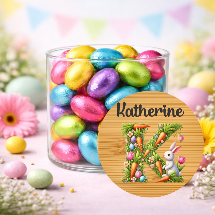 Easter Jars Playing in the Garden