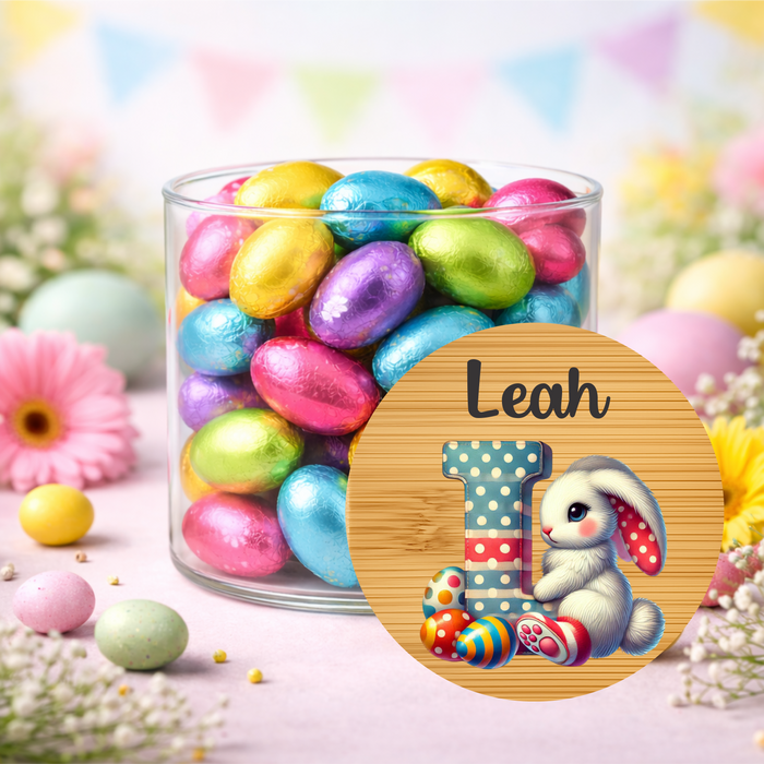 Easter Jars Playing in the Garden