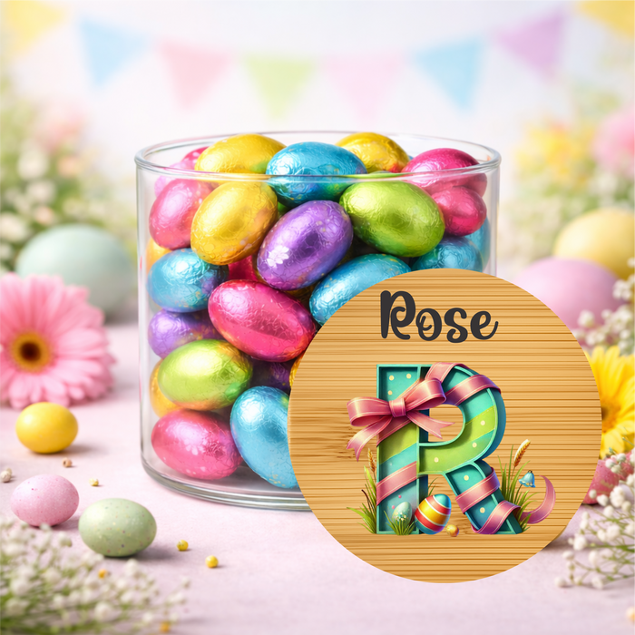 Easter Jars Playing in the Garden