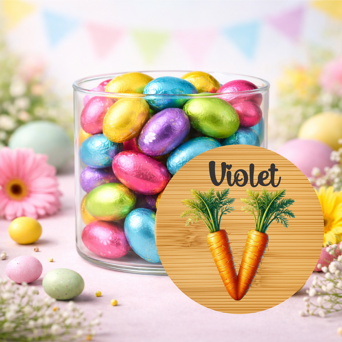 Easter Jars Playing in the Garden