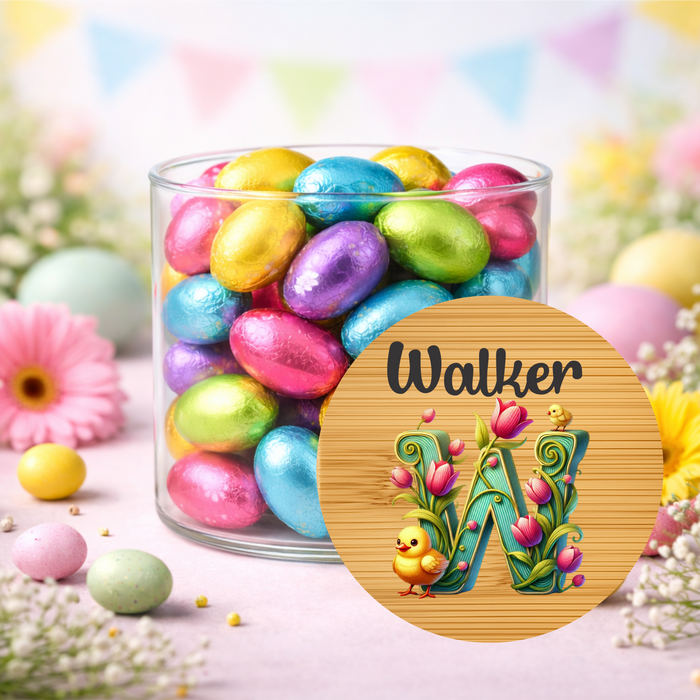 Easter Jars Playing in the Garden