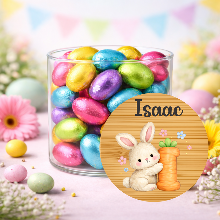 Easter Jars Cute Bunny Carrot Alphabet