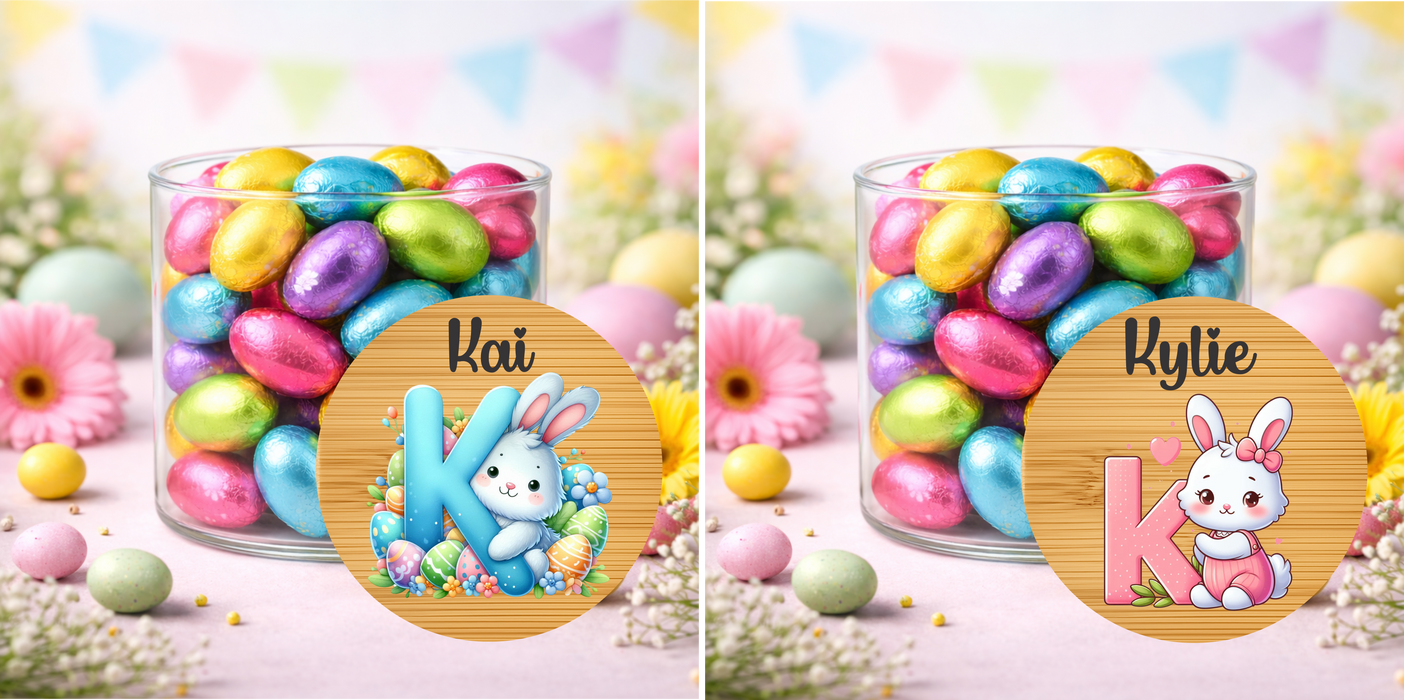 Easter Jars Pink or Blue