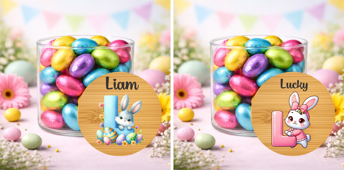 Easter Jars Pink or Blue